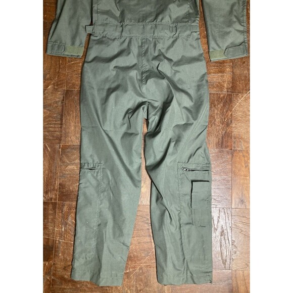 *Recalled* US Navy Issued Fire Resistant Coveralls Flight Suit Sage Green 38S - Picture 9 of 15